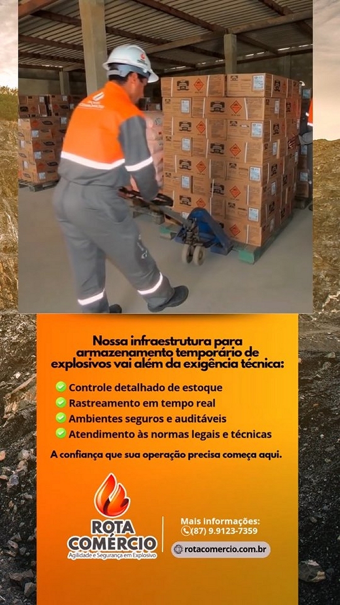 Armazenar explosivos exige mais do que um espaço físico